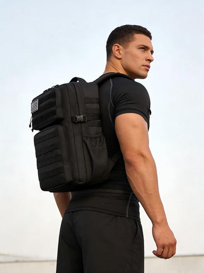 Wotony Military Tactical Backpack for Men Waterproof Daypack 3 Day Assault Pack Molle Bag with Water Bottle Holder