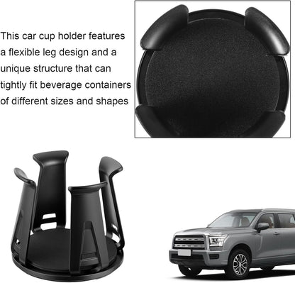 Amaxiu 2 Pcs Car Cup Holder Expander, Adjustable Cup Holder for Cars Automotive Slim Can Cupholder Insert Adapter with Self-Adhesive & Suction Cups Secure Drink Holders for Car SUV Truck