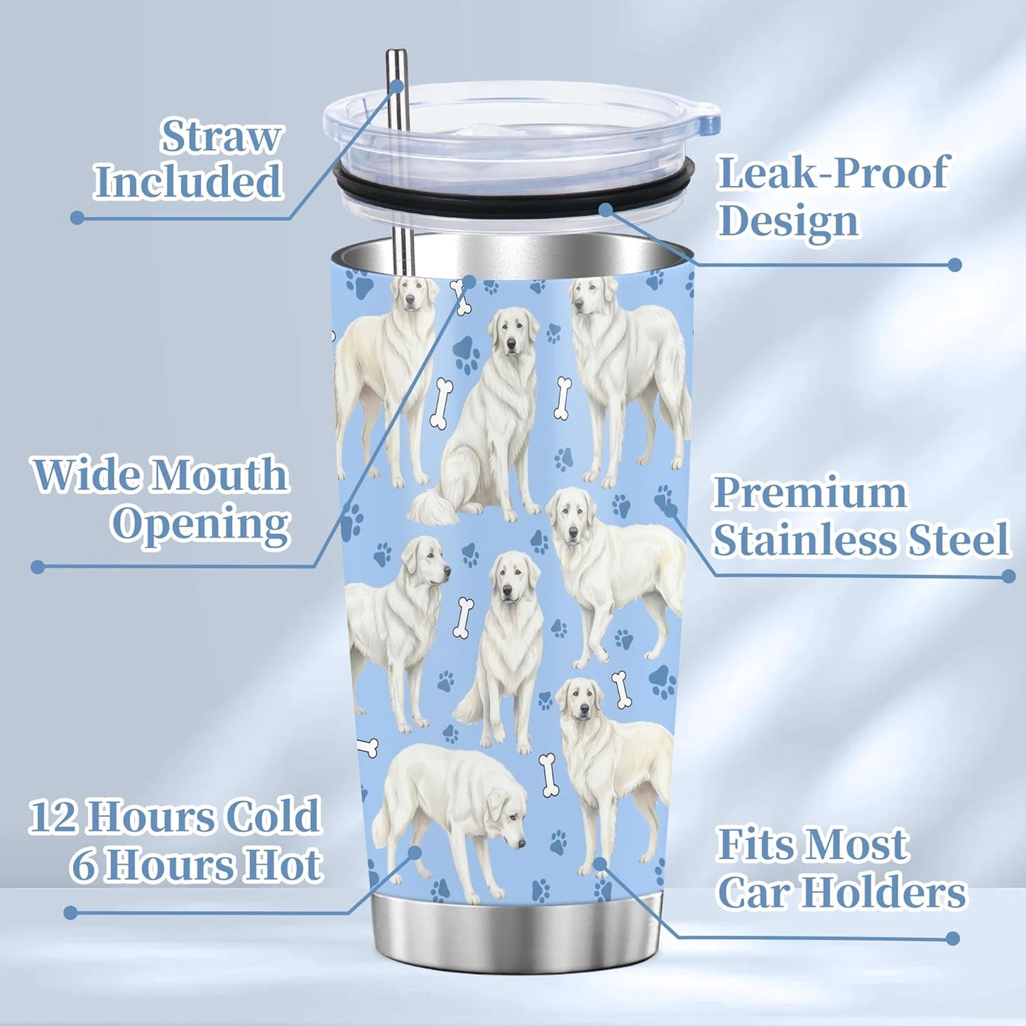 Beagle Gifts for Women Men, 40oz Stainless Steel Insulated Tumbler Travel Cup Mug, Funny and Unique Beagle Gifts for Dog Lover - Colors B