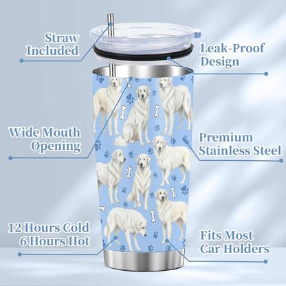 Beagle Gifts for Women Men, 40oz Stainless Steel Insulated Tumbler Travel Cup Mug, Funny and Unique Beagle Gifts for Dog Lover - Colors B