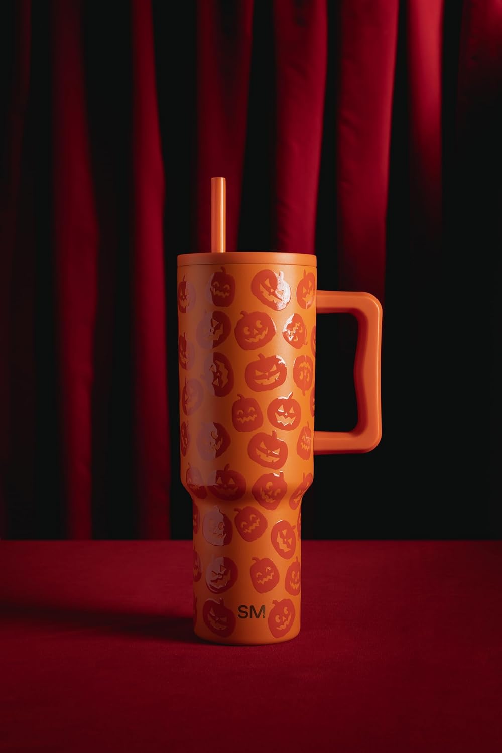 Simple Modern Halloween Signature Voyager | 16oz Travel Coffee Mug Tumbler with 360° Lid | Gifts for Women Men | Ceramic-Lined Insulated Stainless Steel Cold Brew Iced Coffee Cup | Spooky Mix