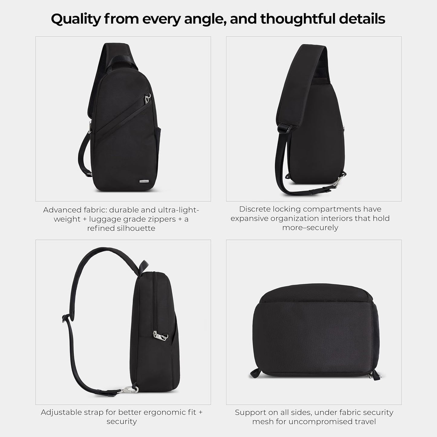Travelon Anti-Theft Classic Sling Bag