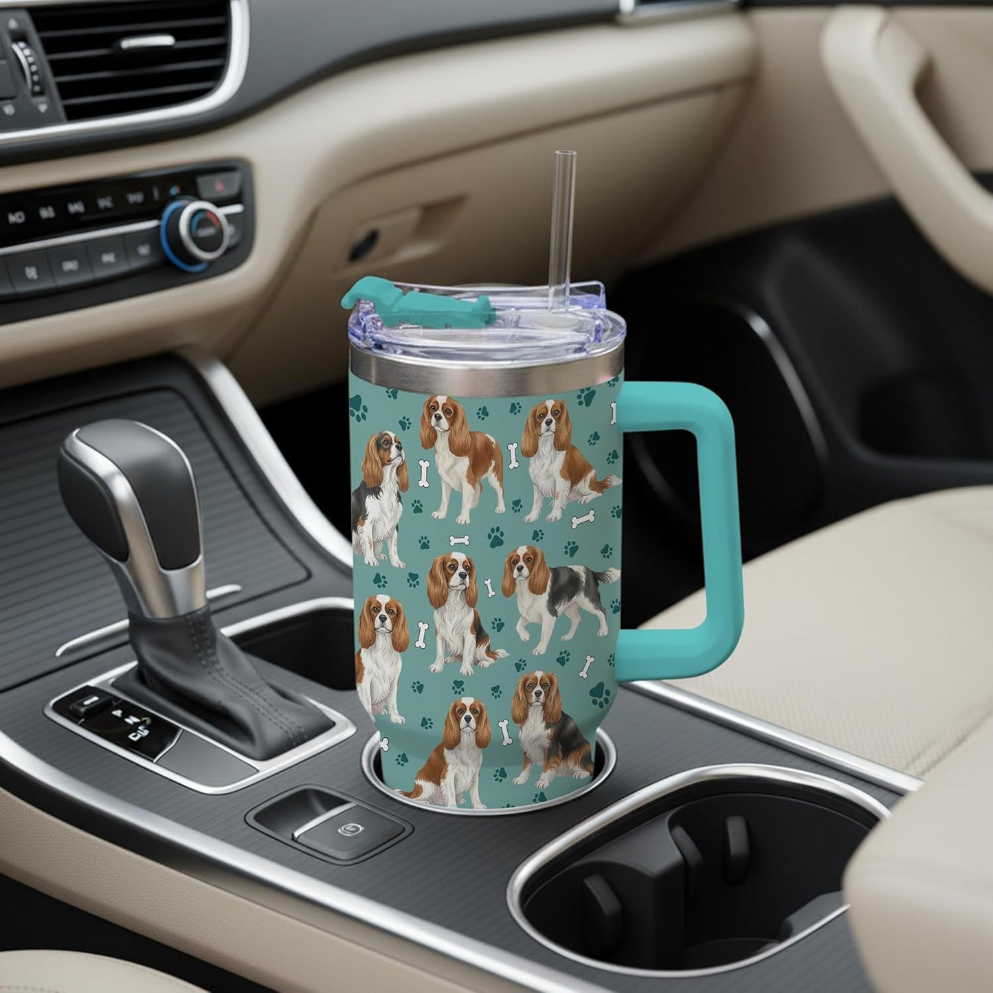 Beagle Gifts for Women Men, 40oz Stainless Steel Insulated Tumbler Travel Cup Mug, Funny and Unique Beagle Gifts for Dog Lover - Colors A