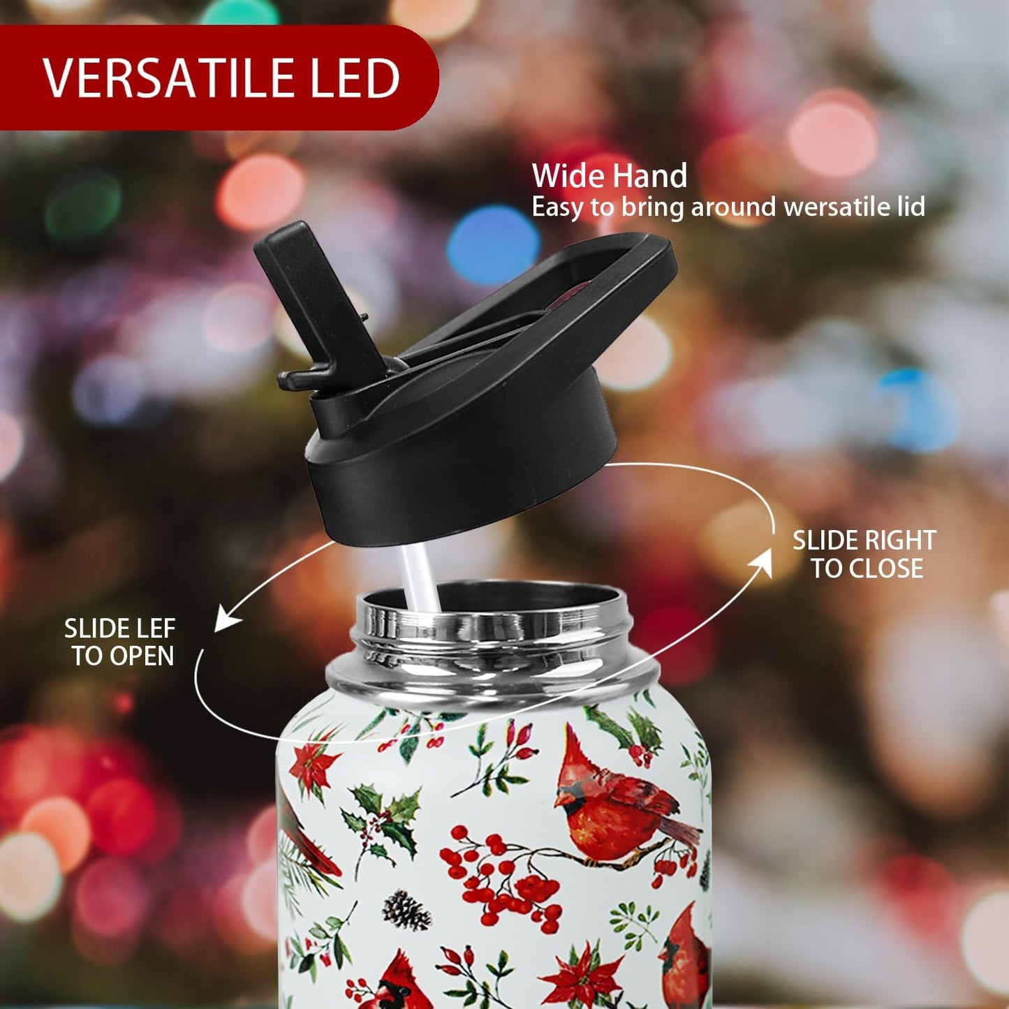 32 oz Pickleball Insulated Water Bottle with Straw - Pickleball Gym Hiking Sports Coffee Mug | Perfect Pickleball Gifts for Women, Pickleball Decor Accessories
