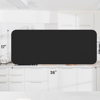 WISELIFE Dish Drying Mat Super Absorbent Drying Mat Large Dish Drying Mats for Kitchen Counter Easy Clean Dish Mat Kitchen Drying Mat15"x 18" Stylish Grey
