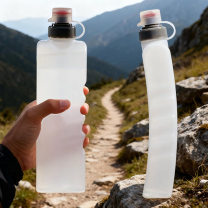 Running handheld Water Bottle Portable Lightweight Hydration Pro Squeeze Sport Water Bottle for Gyms, Running, Hiking, Outdoor