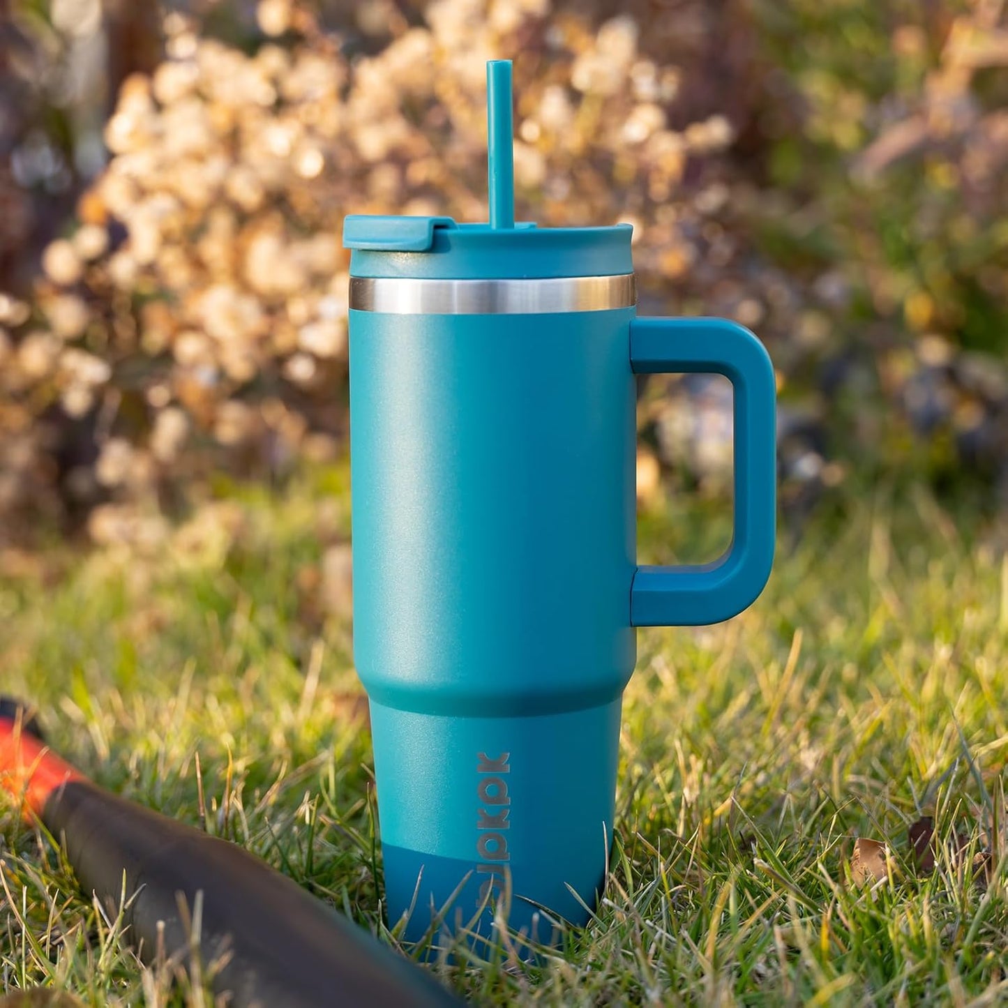 BJPKPK 30oz Stainless Steel Insulated Tumbler With Handle And Lid Straw Travel Coffee Mug Thermal Cup,Black