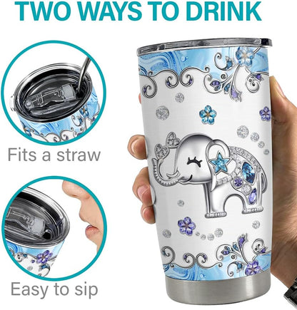SANDJEST Pickleball Tumbler 20oz, Stainless Steel Travel Cup with Lid, Insulated Coffee Mug, Pickleballs Gifts for Women Girls Friends Sisters Players on Birthday Christmas