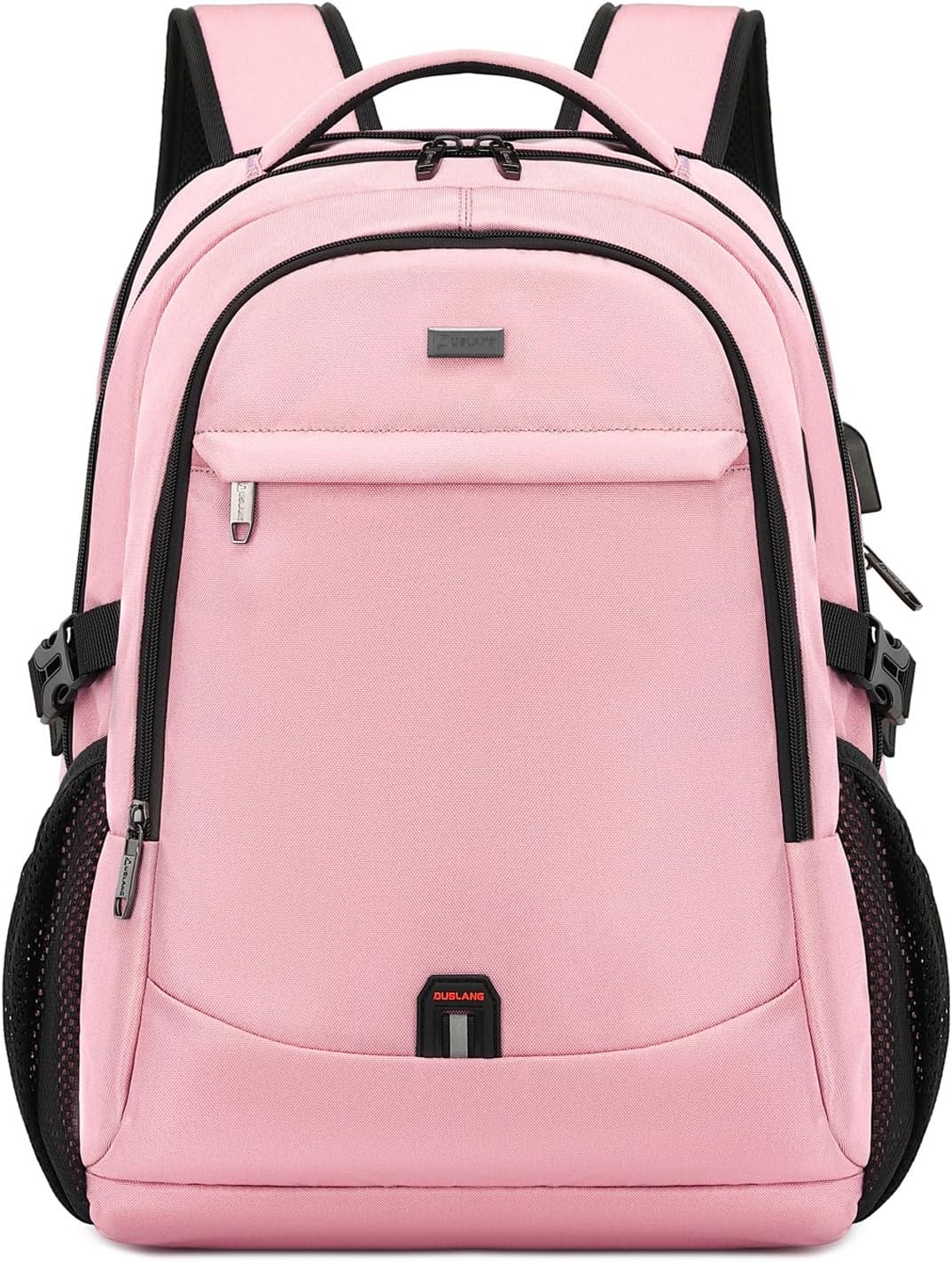 DUSLANG 17 Inch Laptop Backpack for Travel Water Resistant College Backpack for Men/Women Laptop Bag with USB Charging Port,Black - Colors A