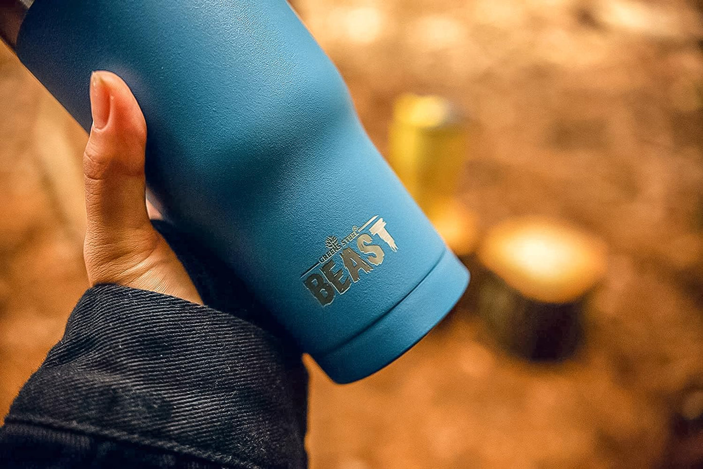 Beast 10 oz Tumbler Stainless Steel Vacuum Insulated Coffee Ice Cup Double Wall Travel Flask (Arctic White)