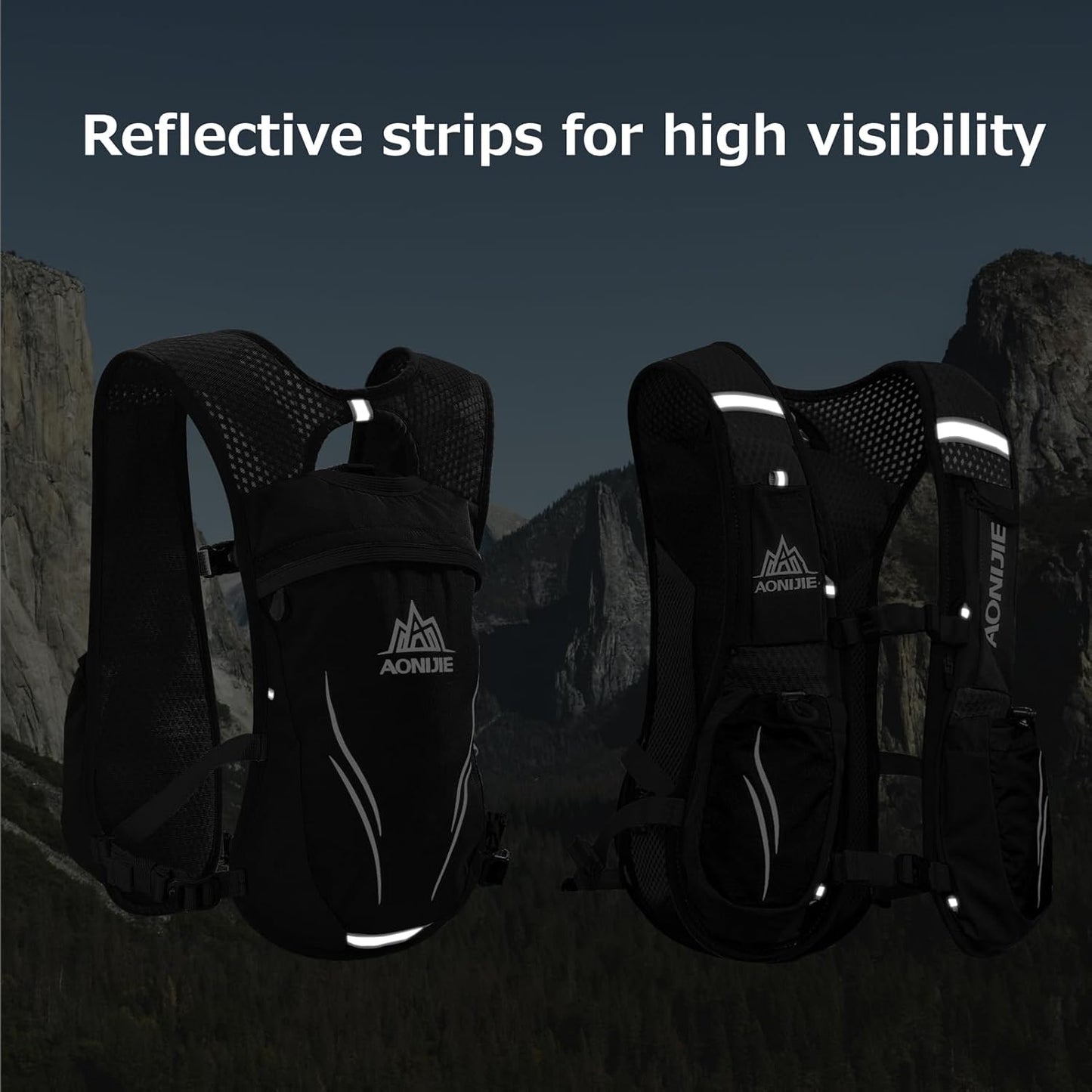 Azarxis Running Water Bottles Flask BPA Free Leakproof Hydration Vest Packs Waist Belt Replacement for Triathlon Marathon Hiking Cycling Climbing Runner
