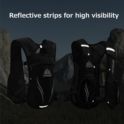 Azarxis Running Water Bottles Flask BPA Free Leakproof Hydration Vest Packs Waist Belt Replacement for Triathlon Marathon Hiking Cycling Climbing Runner