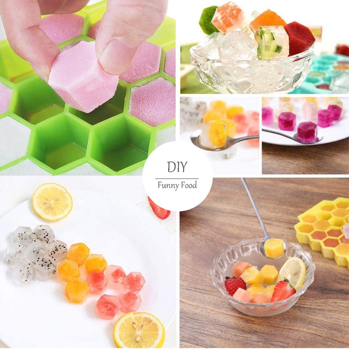 Mini Ice Cube Trays for Freezer 1 Pack — 160 Small Crushed Ice Cube Molds, BPA Free Food Grade Silicone, Easy Release Stackable Trays for Iced Coffee, Whiskey, Cocktail & Drinks