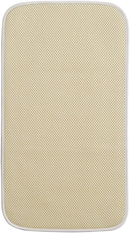 iDesign iDry Fabric Mini Kitchen Countertop Absorbent Dish Drying Mat , 18" x 9" - Black
