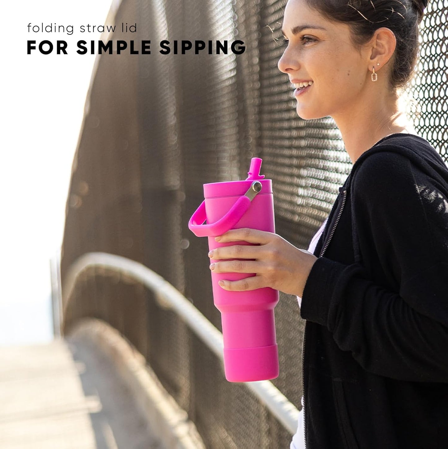 Simple Modern Trek Pivot | 40oz Flip Straw Tumbler with Handle | Water Bottle & Boot | Interchangeable Straw & Chug Lids | Insulated Stainless Steel Jug | Gym Sports Outdoors | Forest - Colors A