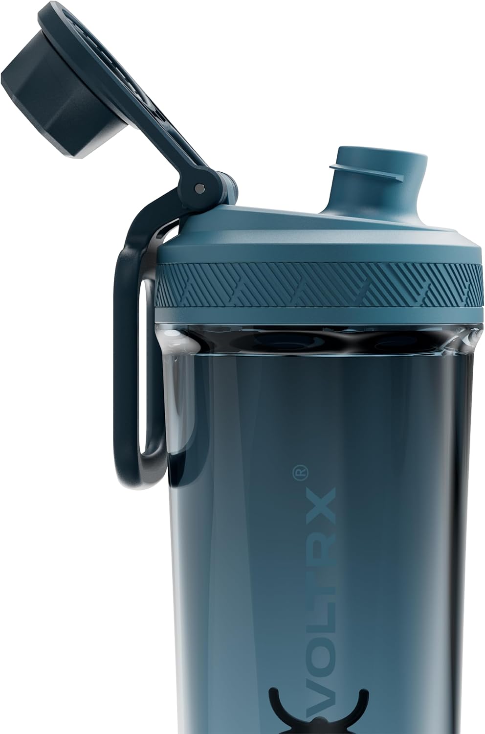 VOLTRX Electric Protein Shaker Bottle - USB Rechargeable Mixer Cup for Shakes and Meal Replacements, BPA-Free Tritan, 20oz