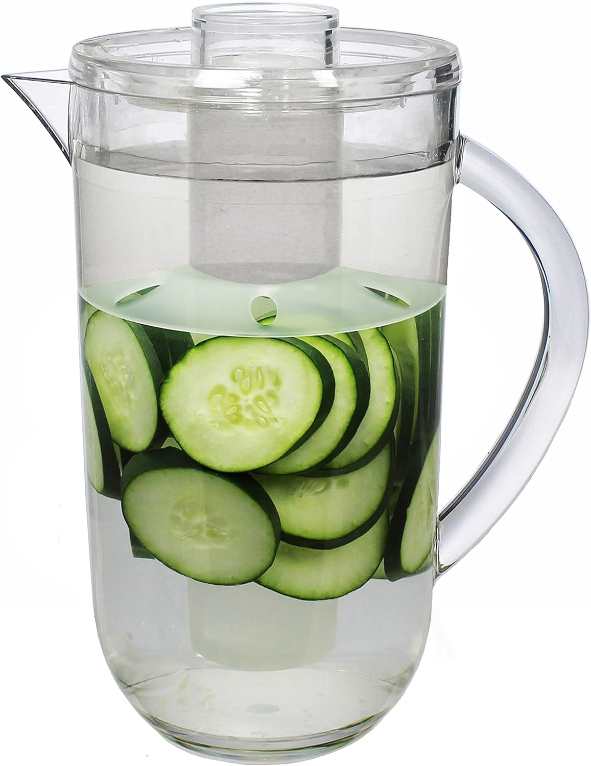 Prodyne Fruit Infusion Flavor Pitcher, Clear, 93 oz.