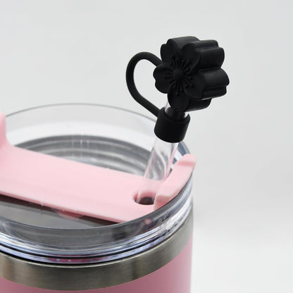 Straw Cover Cap for Stanley Cup,Silicone Straw Topper 10 mm 0.4 in Reusable Straw Tips Lids,Straw Tip Covers for Stanley Cups Accessories