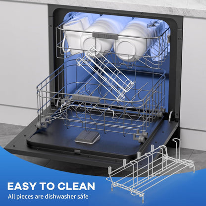 Bottle Drying Rack Stainless Steel Fold Water Bottle Drying Rack Organizer with Straw Holder for Baby Bottles,Cups, Mugs and Glass, Sports Bottles Dryer Countertop