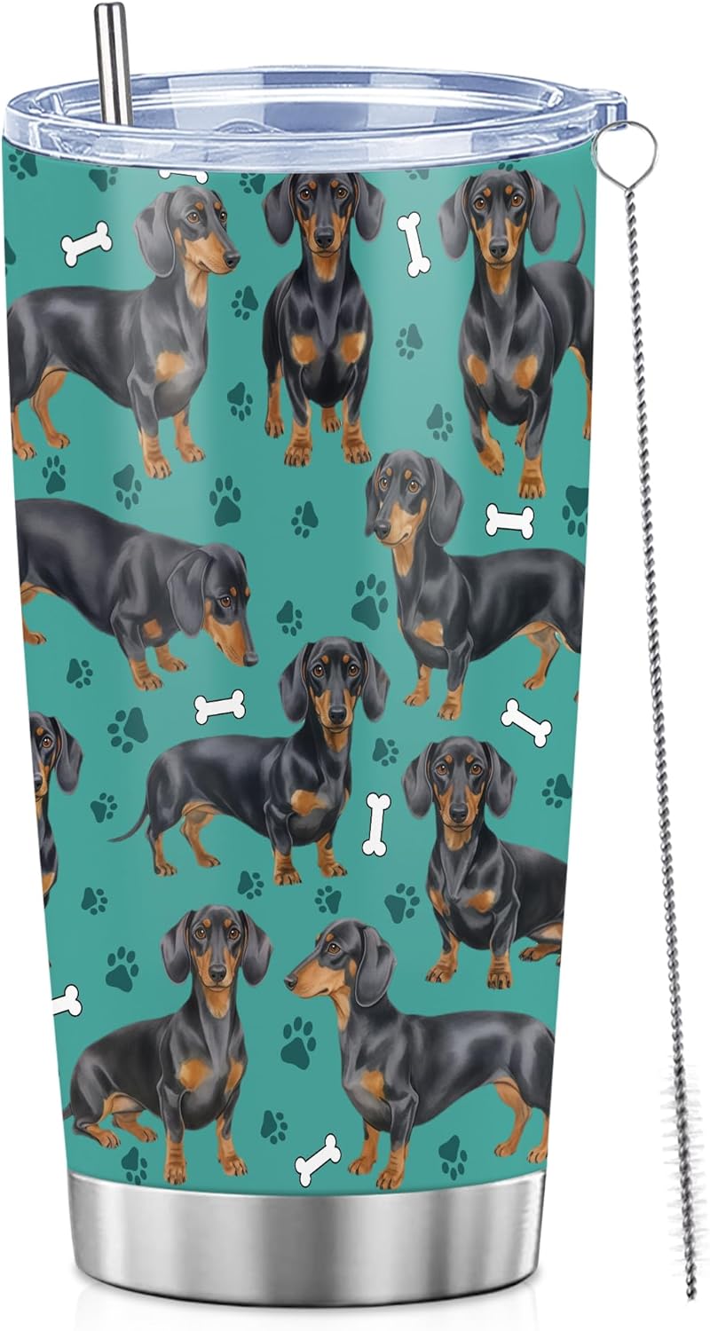 Beagle Gifts for Women Men, 40oz Stainless Steel Insulated Tumbler Travel Cup Mug, Funny and Unique Beagle Gifts for Dog Lover - Colors A