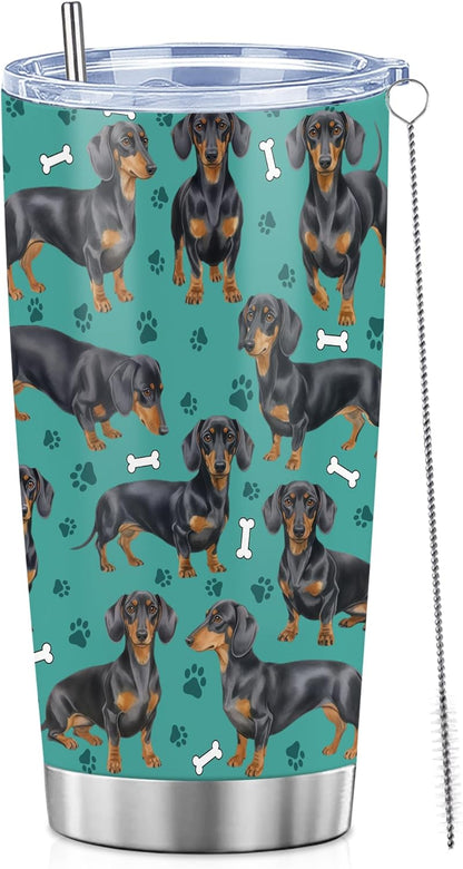 Beagle Gifts for Women Men, 40oz Stainless Steel Insulated Tumbler Travel Cup Mug, Funny and Unique Beagle Gifts for Dog Lover - Colors A