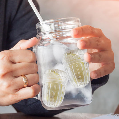 2PCS Fruit Infuser Insert,Flower Tea Infuser for Wide Mouth Water Bottles,Compatible with Stanley,Hydro Flask,Iron Flask, Takeya, ThermoFlask and Similar