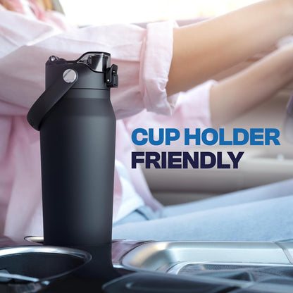 Frost Buddy 24oz Insulated Water Bottle with Straw & Chug Lid | Leak-Proof Stainless Steel | 24-Hours Cold | Sweat-Proof, Cup Holder Friendly | Ideal for Gym, Travel, Sports & Everyday Hydration - Colors A