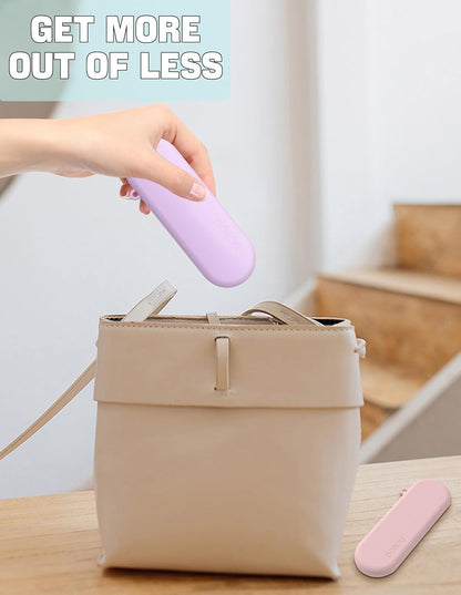 Doboli Reusable Straws with Case,12 inch Long Silicone Reusable Straws with Case, Portable Straw Foldable Drinking Travel Straw, Compatible with Stanley Owala 40 oz 30 oz Cup Tumbler 3 Set