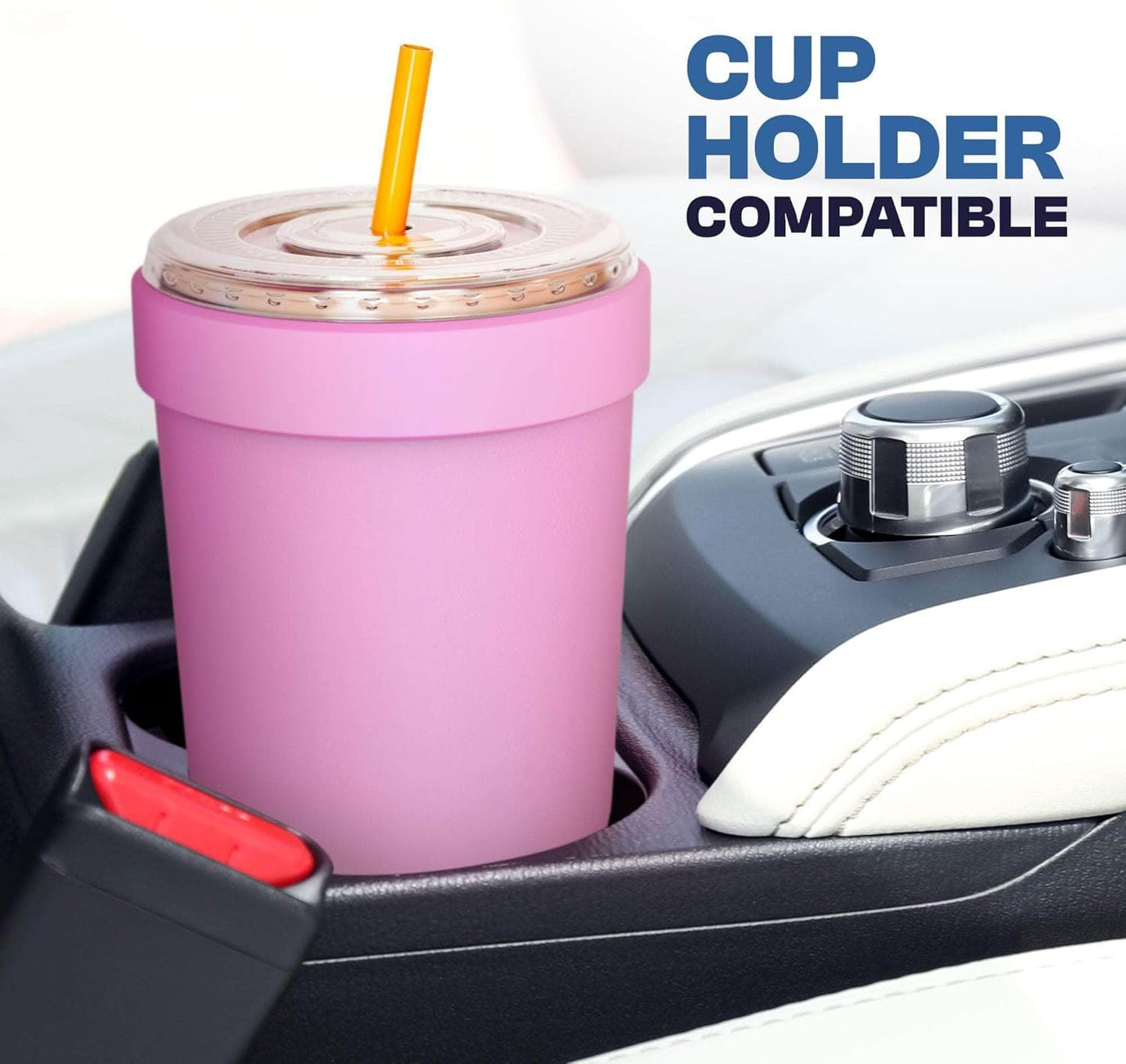 Frost Buddy Togo Buddy | 30 oz Stainless Steel Vacuum Insulated Tumbler | To Go Coffee Cup – Iced Coffee Cups, Iced Coffee Sleeve, Travel Mug, Thermal Cup for Hot & Cold Drinks, Dunkin Cup (Pencil) - Colors B