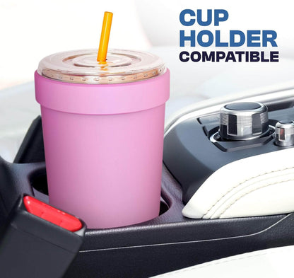 Frost Buddy Togo Buddy | 30 oz Stainless Steel Vacuum Insulated Tumbler | To Go Coffee Cup – Iced Coffee Cups, Iced Coffee Sleeve, Travel Mug, Thermal Cup for Hot & Cold Drinks, Dunkin Cup (Pencil) - Colors B