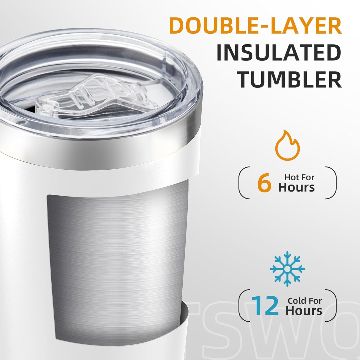 20 oz Tumbler with Lid Stainless Steel Insulated Tumblers Double Wall Vacuum Coffee Mug Powder Coated Tumbler Cups for Cold and Hot Drinks, Tropical Pink, 1 pack