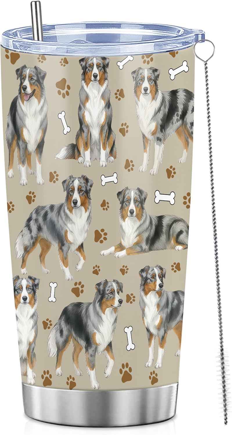 Beagle Gifts for Women Men, 40oz Stainless Steel Insulated Tumbler Travel Cup Mug, Funny and Unique Beagle Gifts for Dog Lover - Colors A