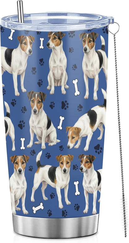 Beagle Gifts for Women Men, 40oz Stainless Steel Insulated Tumbler Travel Cup Mug, Funny and Unique Beagle Gifts for Dog Lover - Colors B