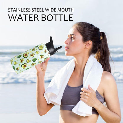 32 oz Pickleball Insulated Water Bottle with Straw - Pickleball Gym Hiking Sports Coffee Mug | Perfect Pickleball Gifts for Women, Pickleball Decor Accessories