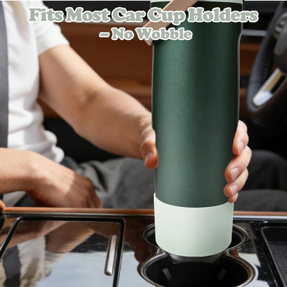2PCS Silicone Boots for Owala 30oz & 40oz FreeSip Sway Bottles & Tumblers – Non-Slip, Scratch-Resistant, Stability Enhancer for Owala Accessories (Eucalyptus Green) - Colors A
