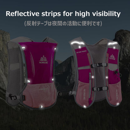 Azarxis Running Water Bottles Flask BPA Free Leakproof Hydration Vest Packs Waist Belt Replacement for Triathlon Marathon Hiking Cycling Climbing Runner