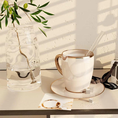 6 PCS Reusable Glass Drinking Straw, Replacement Straw 7.88'' x 8MM Clear Practical Straw for 20/30/32oz Tumblers Smoothie Straws 3 Straight 3 Bent with 1 Cleaning Brush for Coffee Tea Juice Milkshake