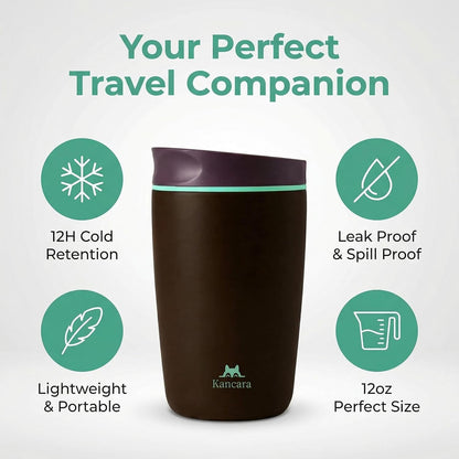 12 oz coffee tumbler Insulated coffee mug with lid Slider Insulated Stainless Steel Coffee Tumbler, Travel Mug for Hot and Iced Beverages insulated travel coffee mug (pink)