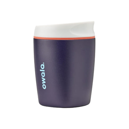 Owala SmoothSip Insulated Stainless Steel Coffee Tumbler, Reusable Iced Coffee Cup, Hot Coffee Travel Mug, BPA Free, 20 oz, Pink (Watermelon Breeze)