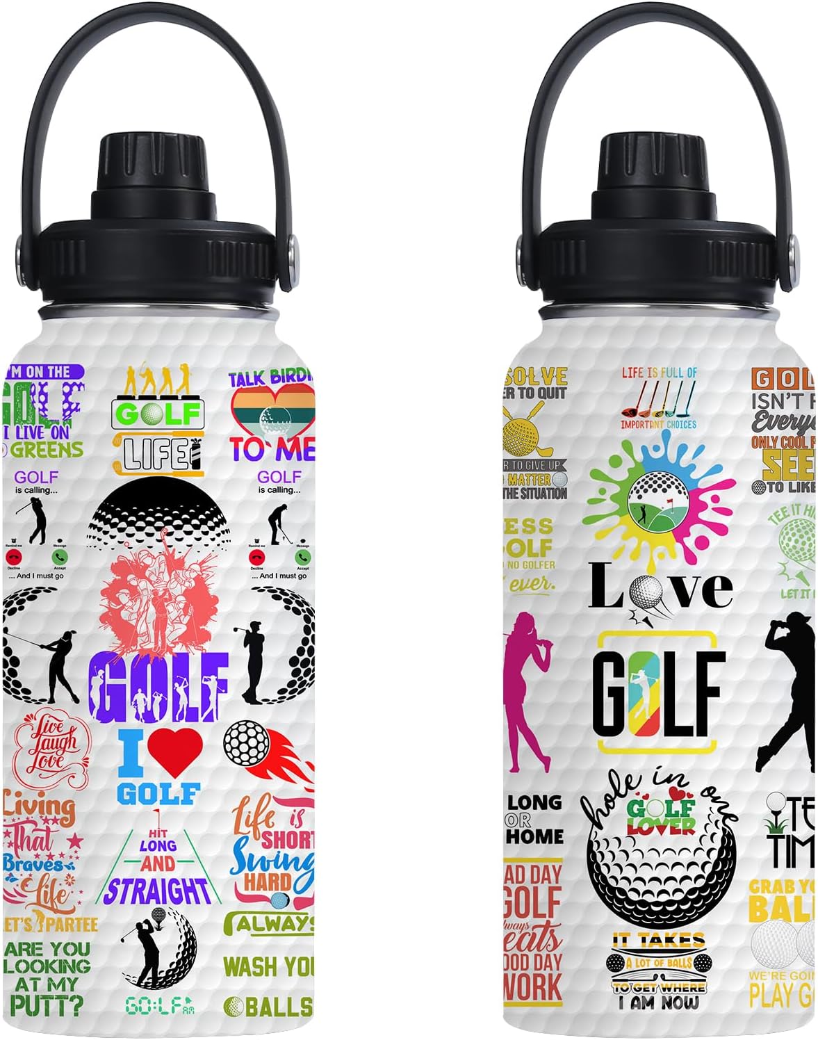 Pickleball Water Bottle 32oz Stainless Steel Insulated Vaccum with Lid, Pickleball Gifts for Pickleball Players, Pickleball Lovers, Women Girls Ladies