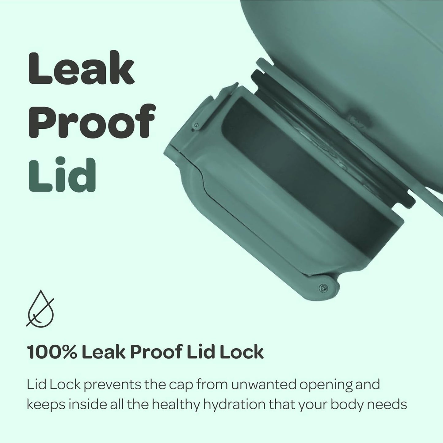 Hydracy Water Bottle with Time Marker -Large BPA Free Water Bottle & No Sweat Sleeve -Leak Proof Gym Bottle with Times to Drink - Ideal for Fitness Sports & Outdoors