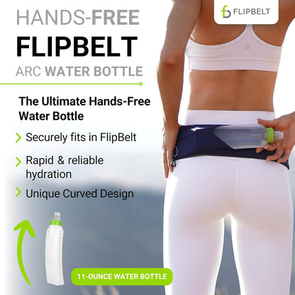 FlipBelt Portable Lightweight Running Water Bottle