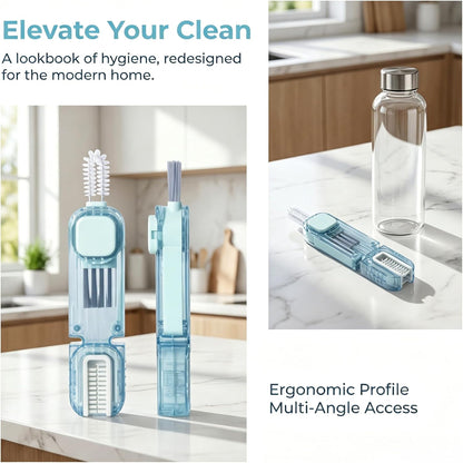 3 in 1 Cup Lid Gap Cleaning Brush Set, Multifunctional Insulation Bottle Cleaning Tools, Mutipurpose Tiny Silicone Cup Holder Cleaner, Home Kitchen Cleaning Tools