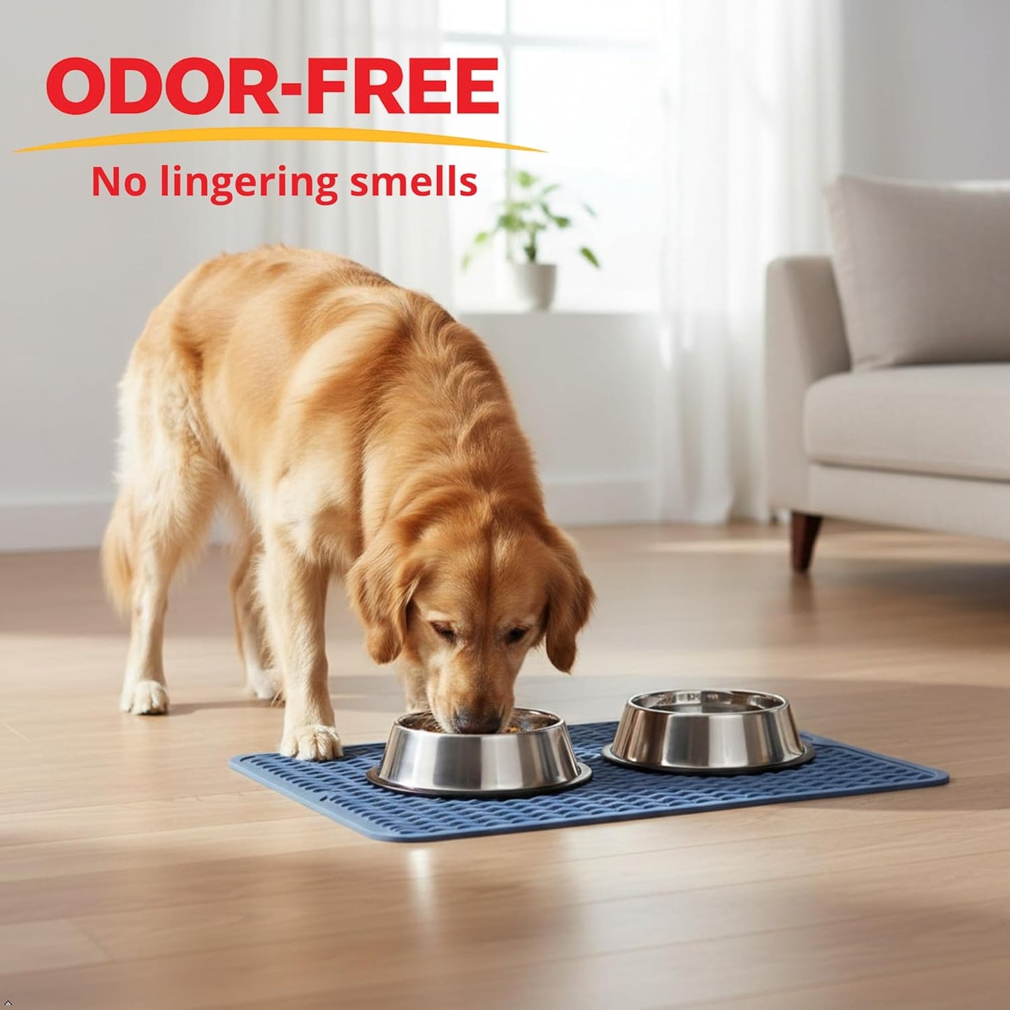 Silicone Drying Mat 16 × 12 – Gray Non-Slip Sink Mat for Kitchen Counter, Heat-Resistant Food-Grade Dish Pad, Easy-Clean Multipurpose Drawer Liner (Gray, 16'' x 12'')