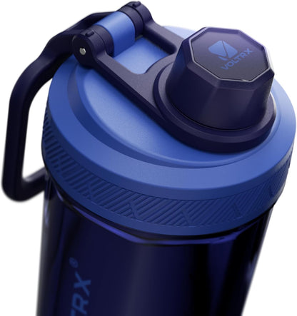 VOLTRX Electric Protein Shaker Bottle - USB Rechargeable Mixer Cup for Shakes and Meal Replacements, BPA-Free Tritan, 20oz