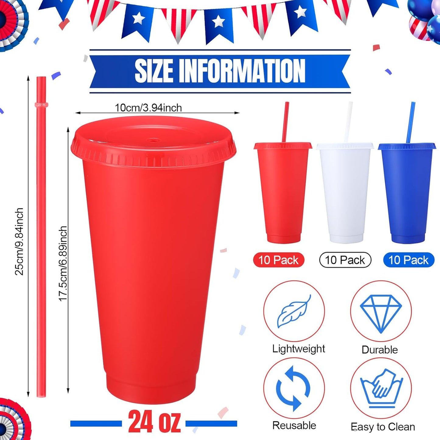 Honeydak 15 Pack Tumbler with Straw and Lid Bulk Cups for Gifts Water Bottle Iced Coffee Travel Mug Cup Reusable Plastic Tumblers for Party Birthdays 24-27 oz (Solid Color)