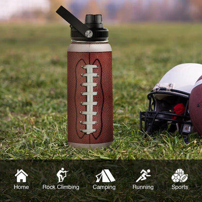 SANDJEST Gym Insulated Engraved Stainless Steel Water Bottle 32oz, Vacuum Chug Lid Travel Tumbler For Men Friends Dad Gymer Trainer, Gym Mode on, Birthday Christmas Father's Day