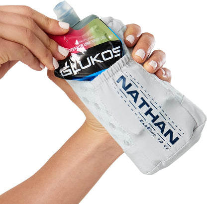 Nathan ExoDraw & ExoShot 2.0 Flask, Handheld Water Bottle for Marathons, Hiking, Ultra Running and Outdoor Activity