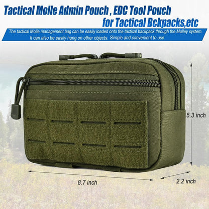 Upgraded Tactical Drawstring Molle Water Bottle Holder Tactical Pouches