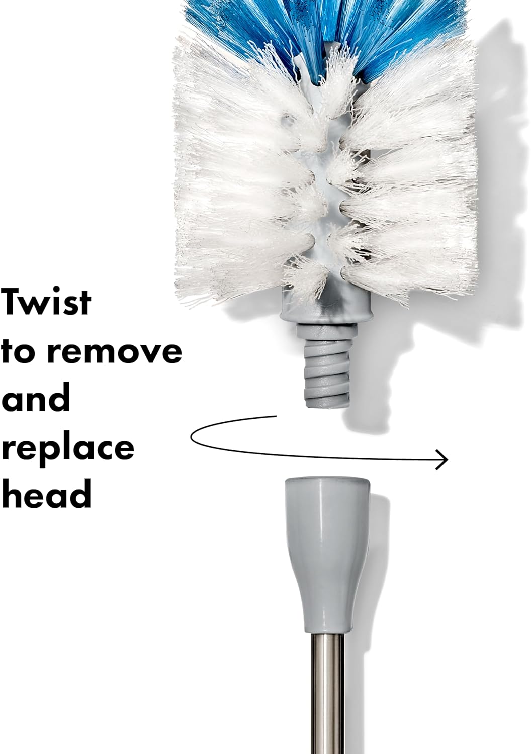 OXO Good Grips Stainless Steel Bottle Brush with Replaceable Head